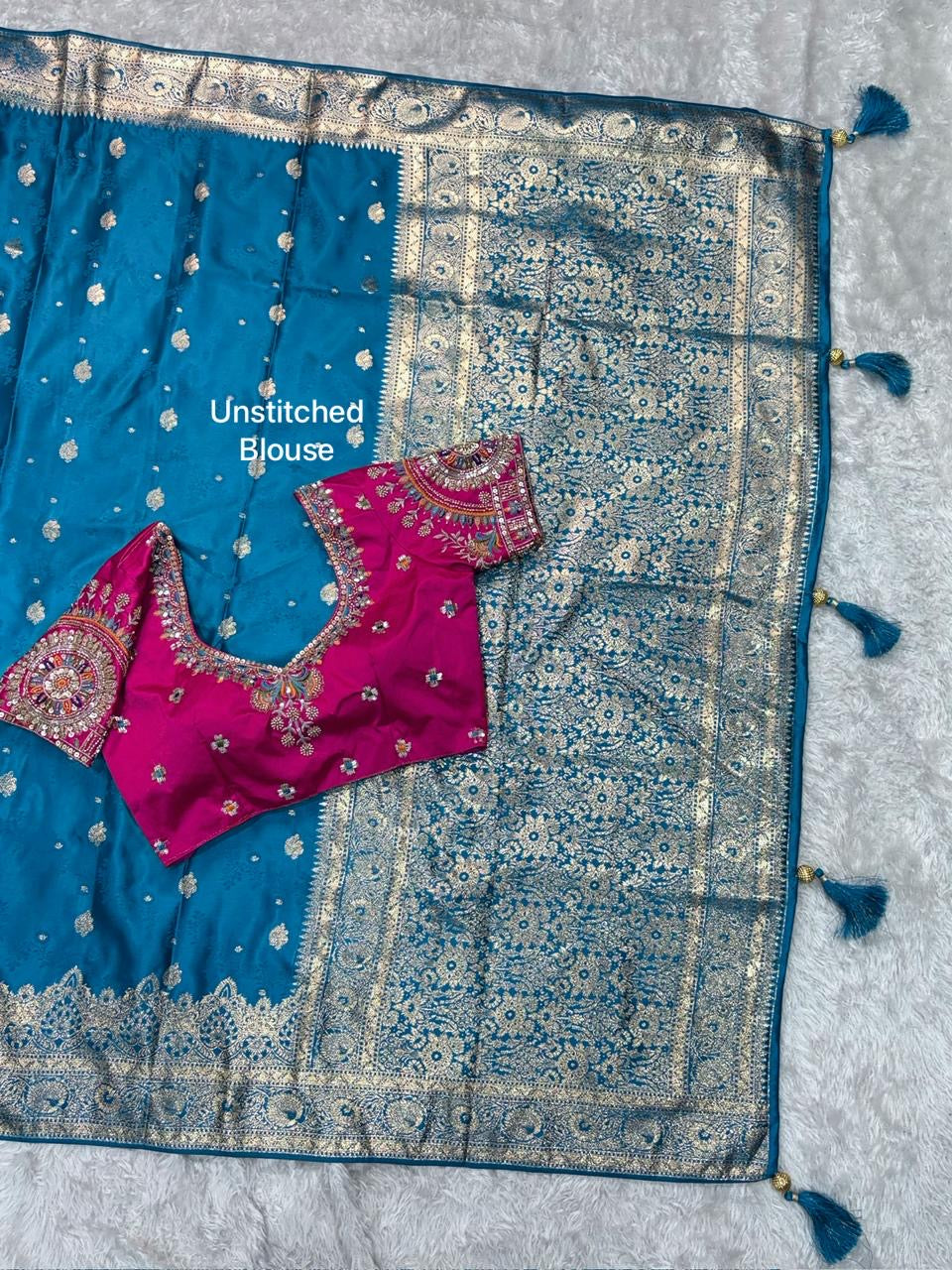 Banarasi satin silk saree