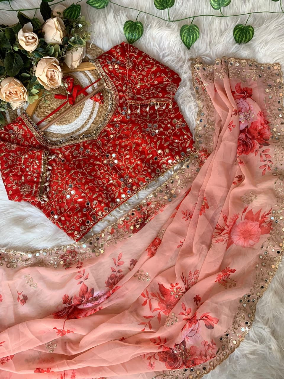 Soft & pure georgette saree