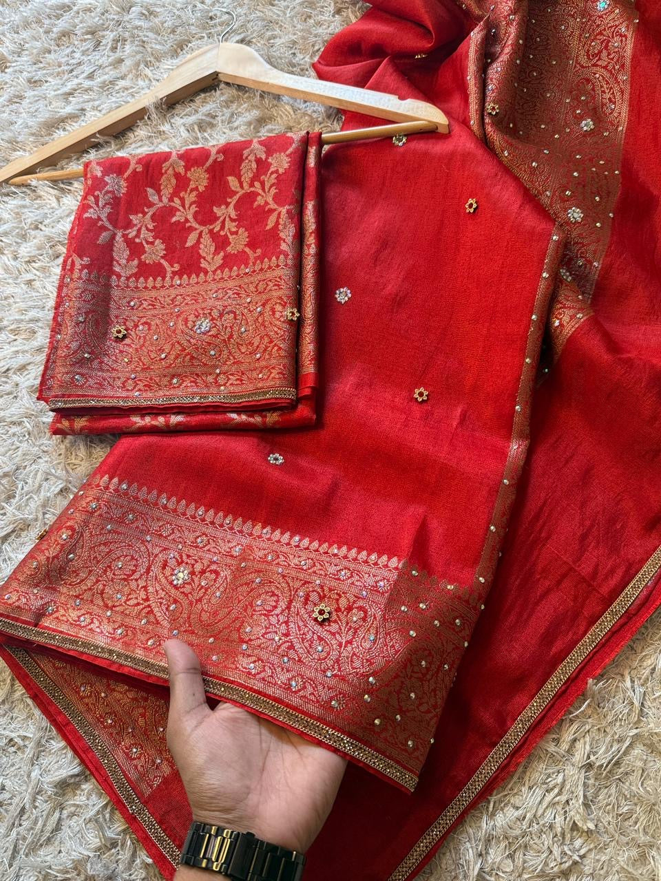 Banarasi Katan Tissue Silk Saree