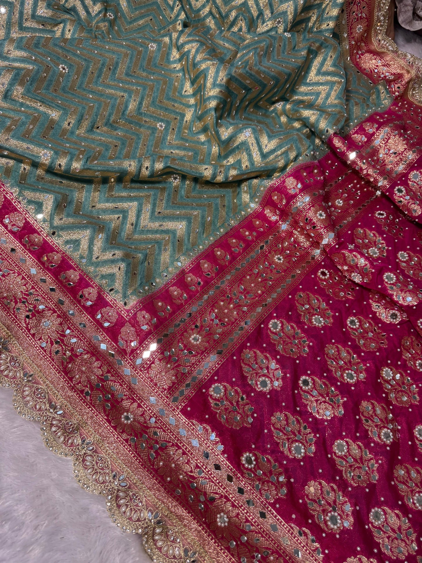 banarasi SOFT KATAN GEORGETTE SILK saree