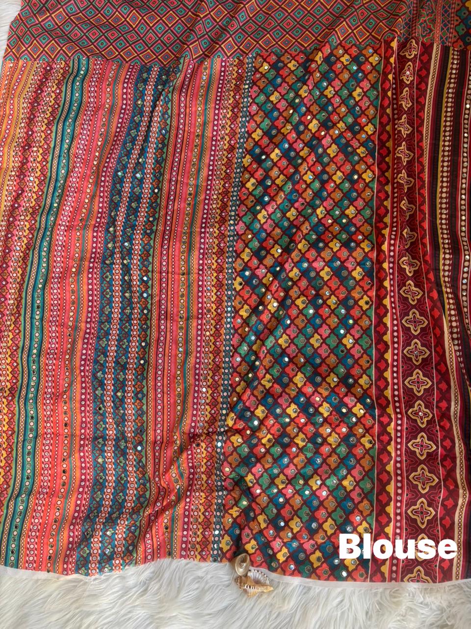 Soft Chinnon with beautiful print