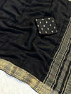 pure viscose soft Chinon saree