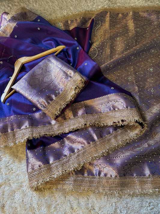 Banarasi tissue silk saree