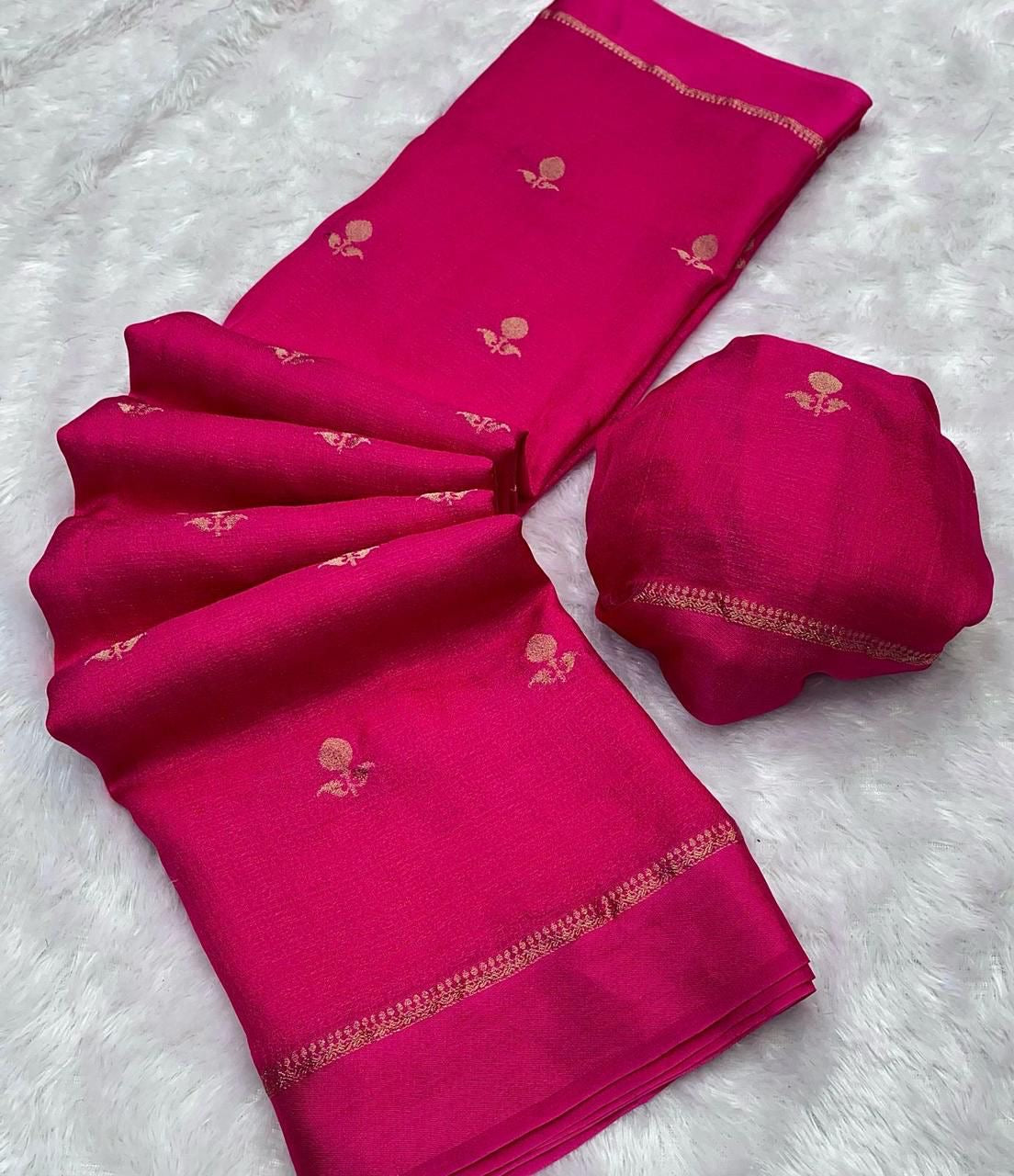 Pure soft Viscose Khadi silk fabric