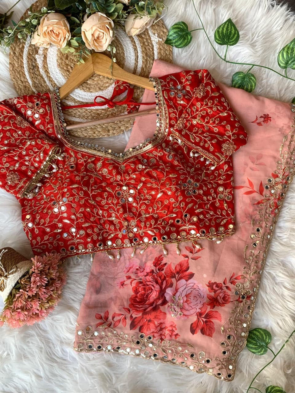 Soft & pure georgette saree