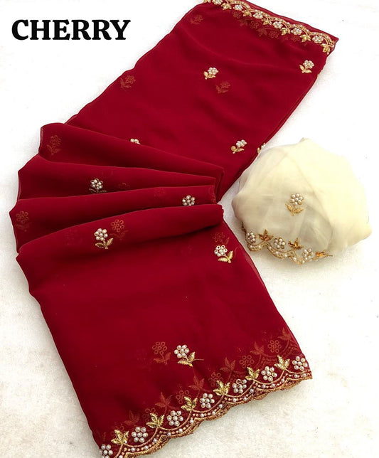 Georgette saree