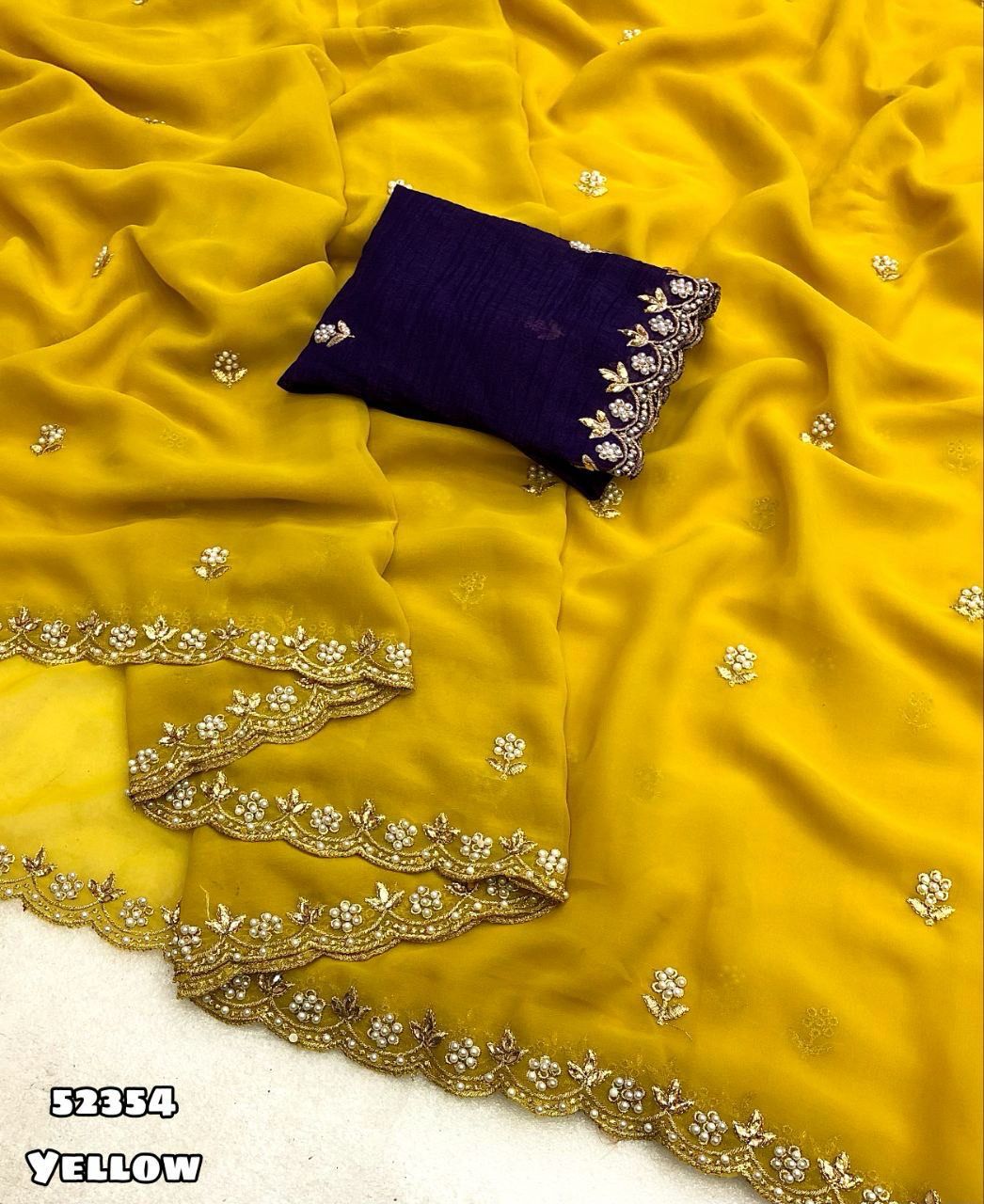 Georgette saree