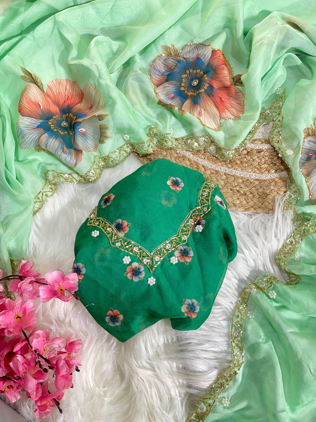 Pure Soft Teby Silk Saree