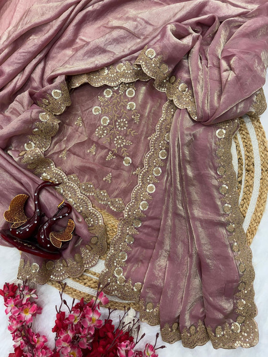 Heavy space Silk  Saree