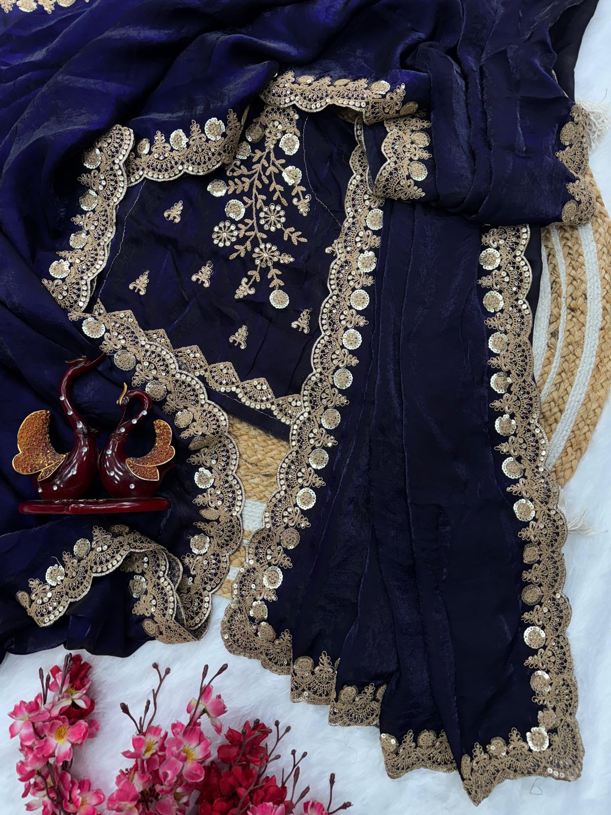 Heavy space Silk  Saree