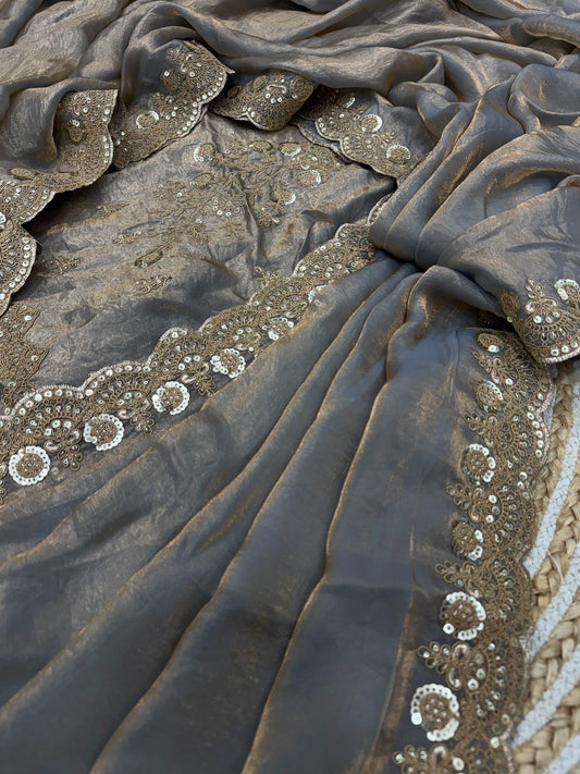 Heavy space Silk  Saree