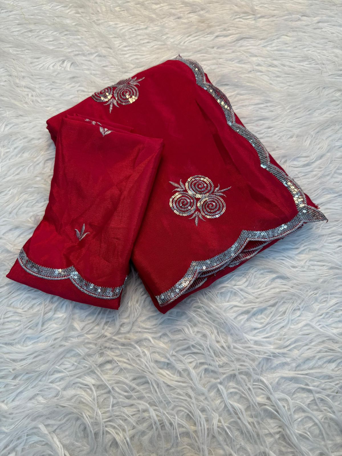 Pure Chinnon Saree