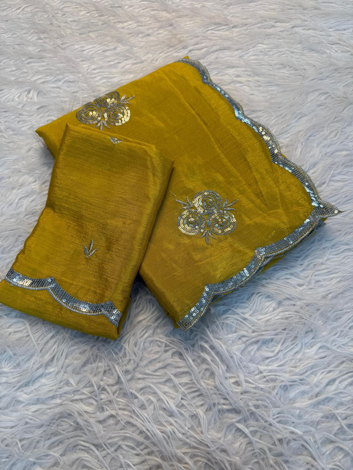 Pure Chinnon Saree