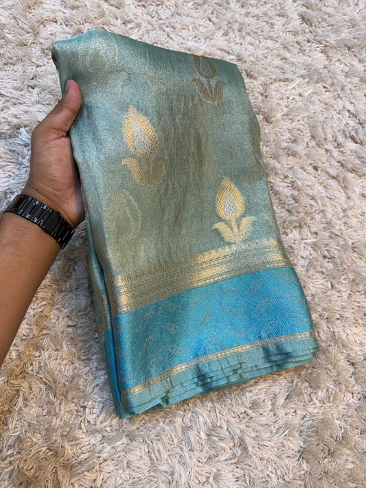 BANARASI SOFT KATAN TISSUE SILK SAREE