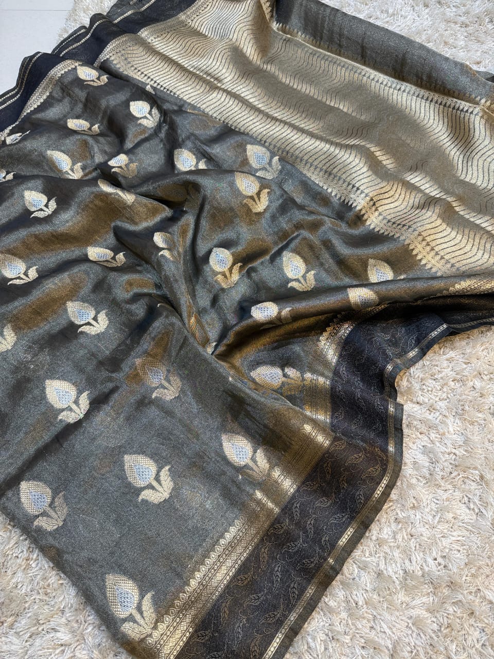 BANARASI SOFT KATAN TISSUE SILK SAREE