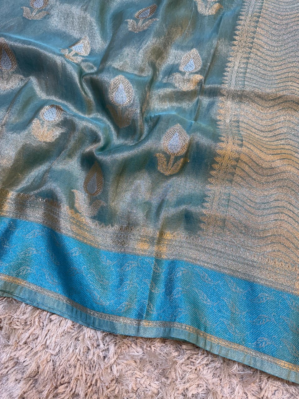 BANARASI SOFT KATAN TISSUE SILK SAREE