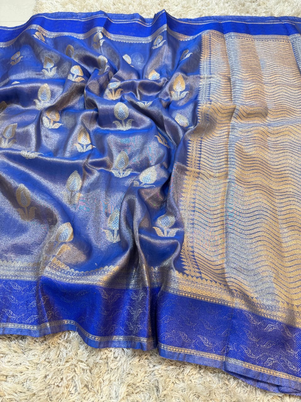 BANARASI SOFT KATAN TISSUE SILK SAREE
