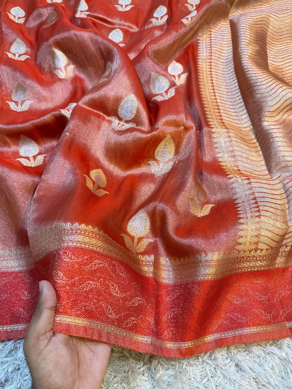 BANARASI SOFT KATAN TISSUE SILK SAREE