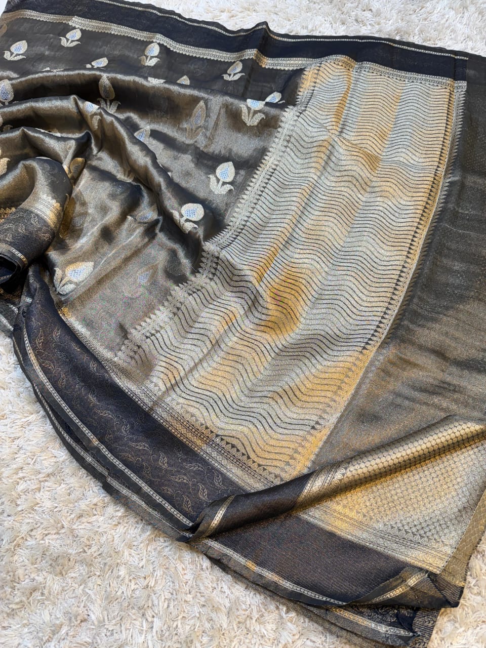 BANARASI SOFT KATAN TISSUE SILK SAREE