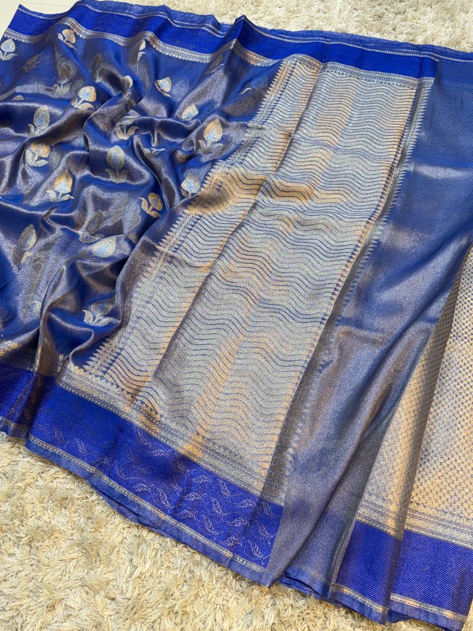 BANARASI SOFT KATAN TISSUE SILK SAREE