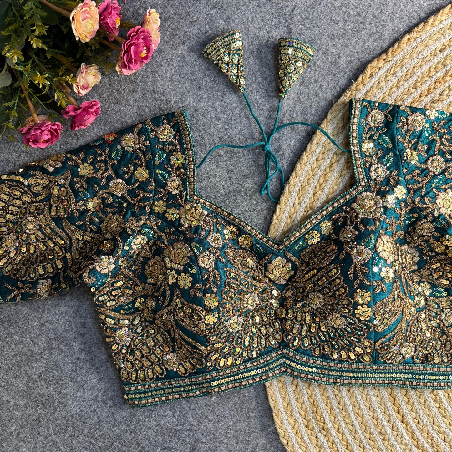 Soft Italian Silk With Tricot Fuising  Bridal Blouse
