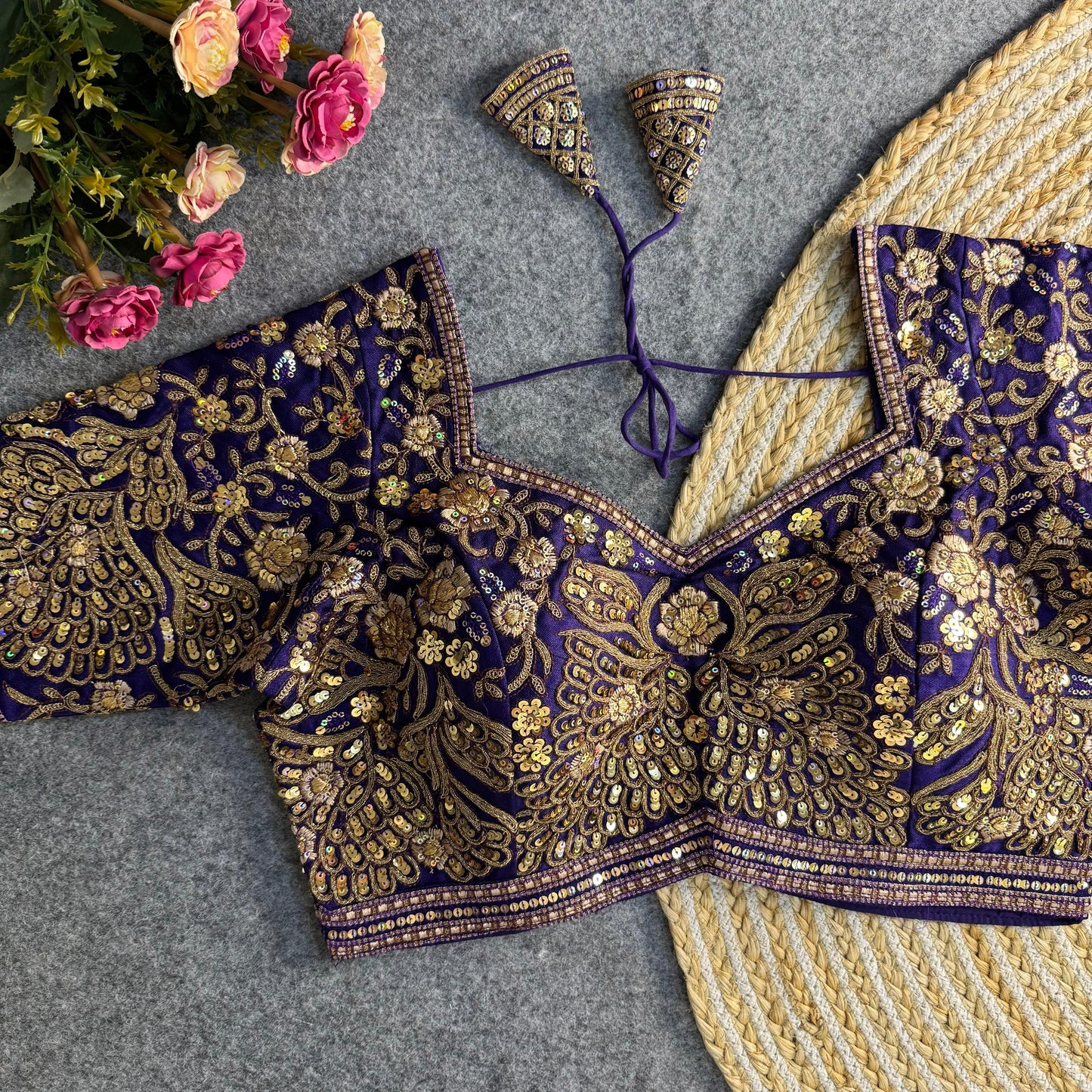 Soft Italian Silk With Tricot Fuising  Bridal Blouse