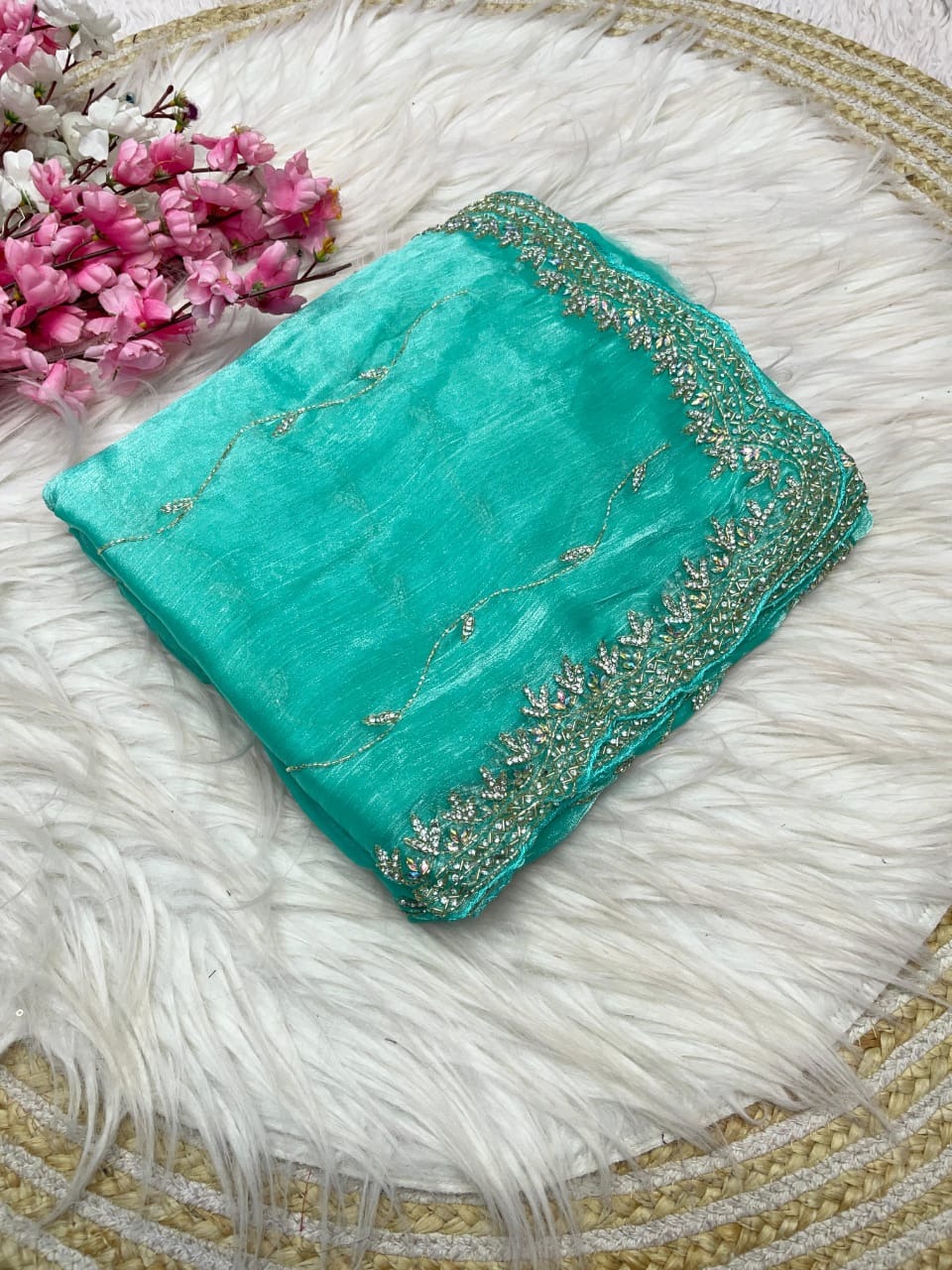 Pure Zimmy Choo Silk Saree