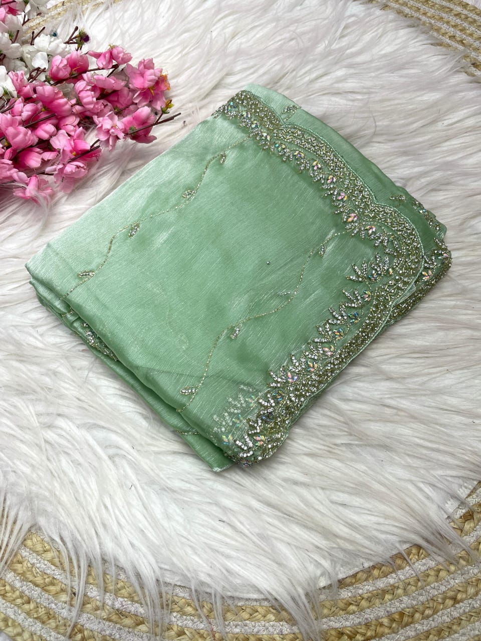 Pure Zimmy Choo Silk Saree