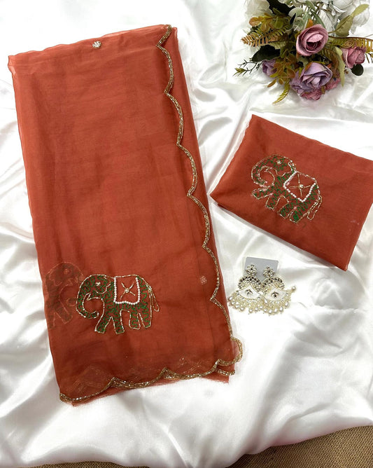 Soft Pure Organza Saree
