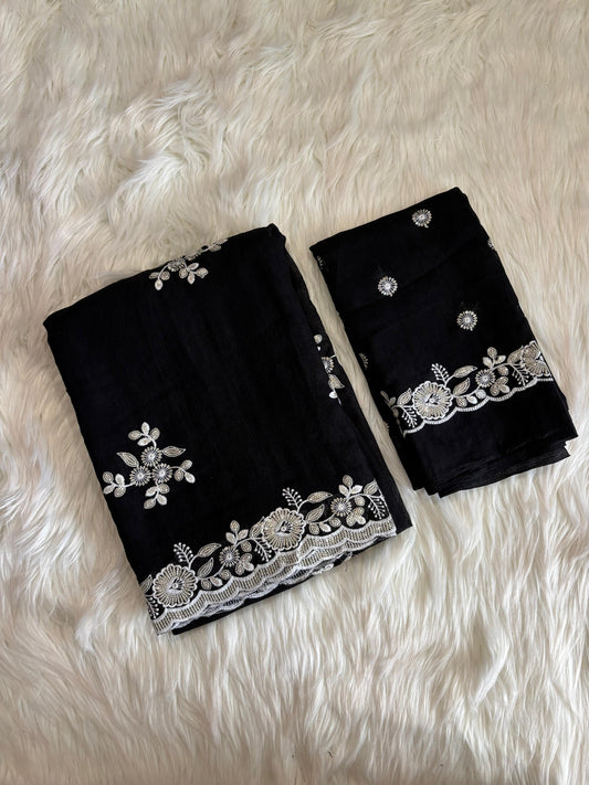 Crush Silk Saree