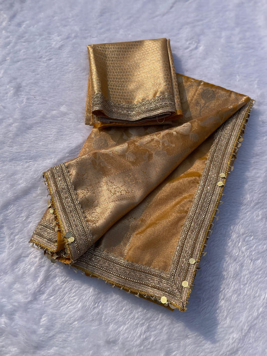 Premium Classic Tissu Banarasi Saree