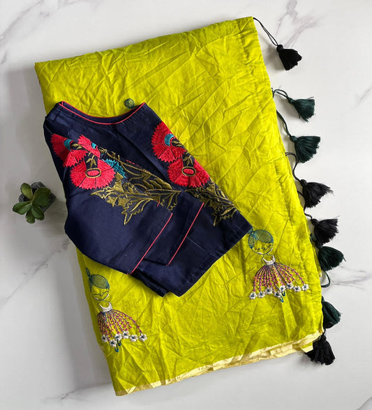 Premium chanderi saree