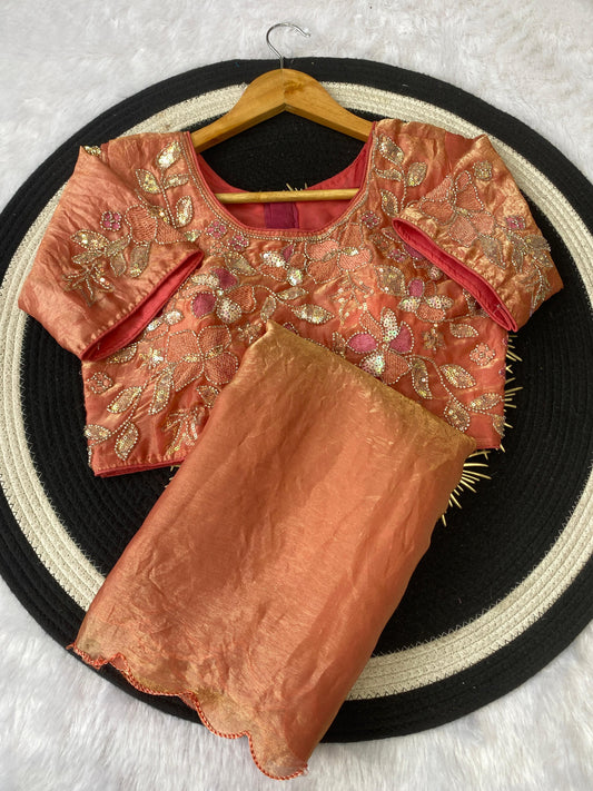 Beautiful soft space silk Saree