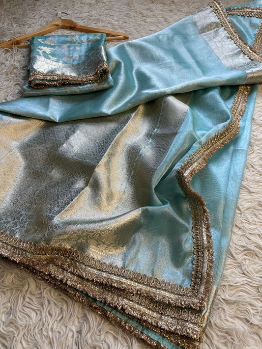 Premium tissue maharani saree