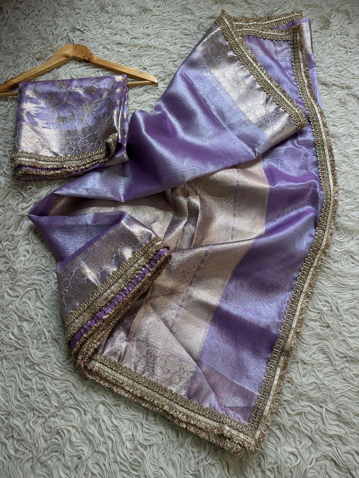Premium tissue maharani saree