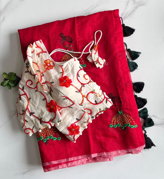 Premium chanderi saree