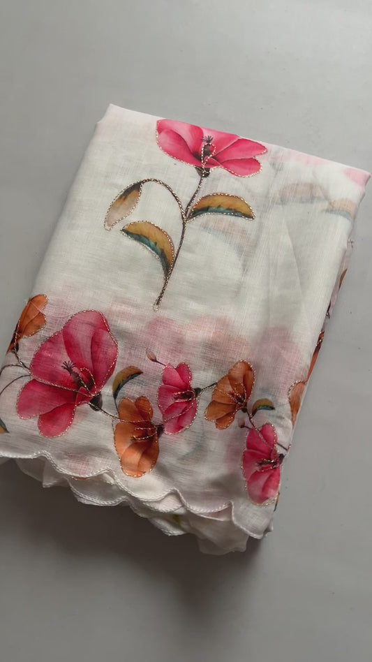 Cotton saree