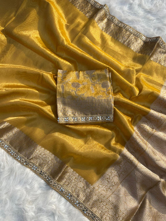Banarasi tissue soft silk saree