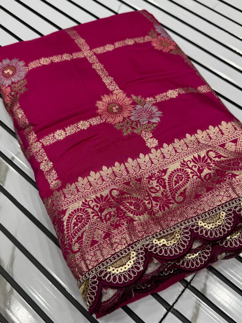 Pure Soft Russian Silk Saree