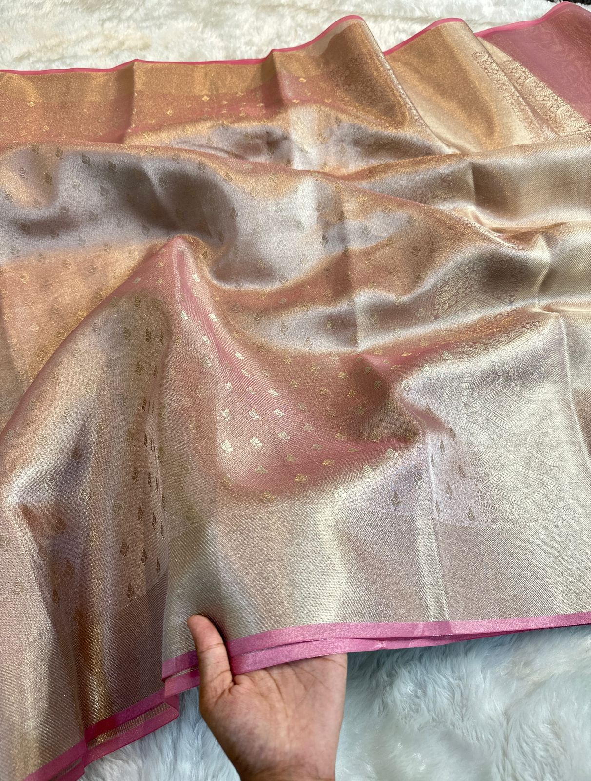 Kanjivaram Tissue Silk Saree
