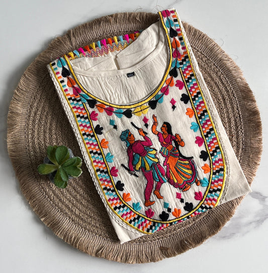 Pure Khadi Tunic Saree