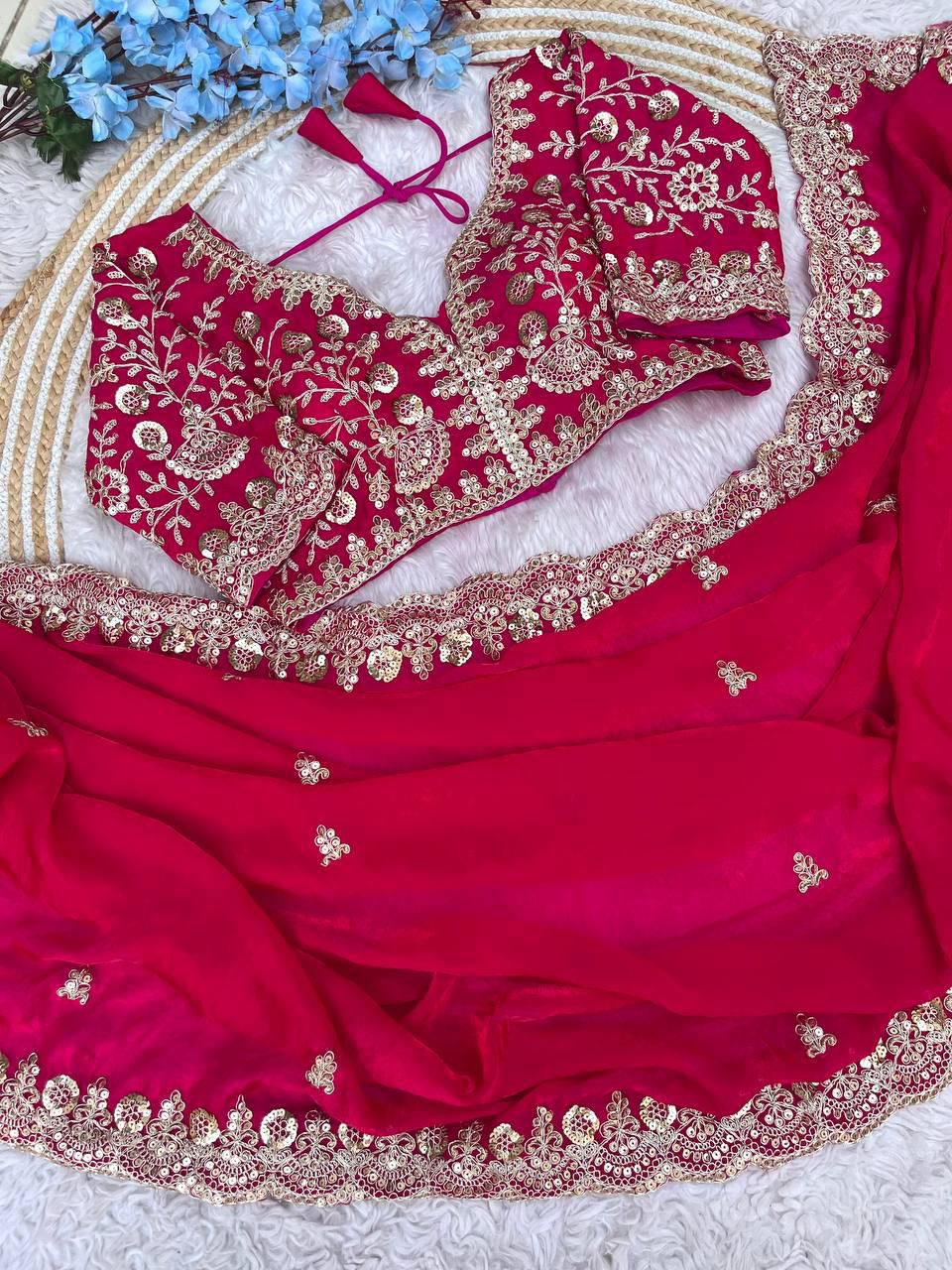 Fendy Satin Silk Saree