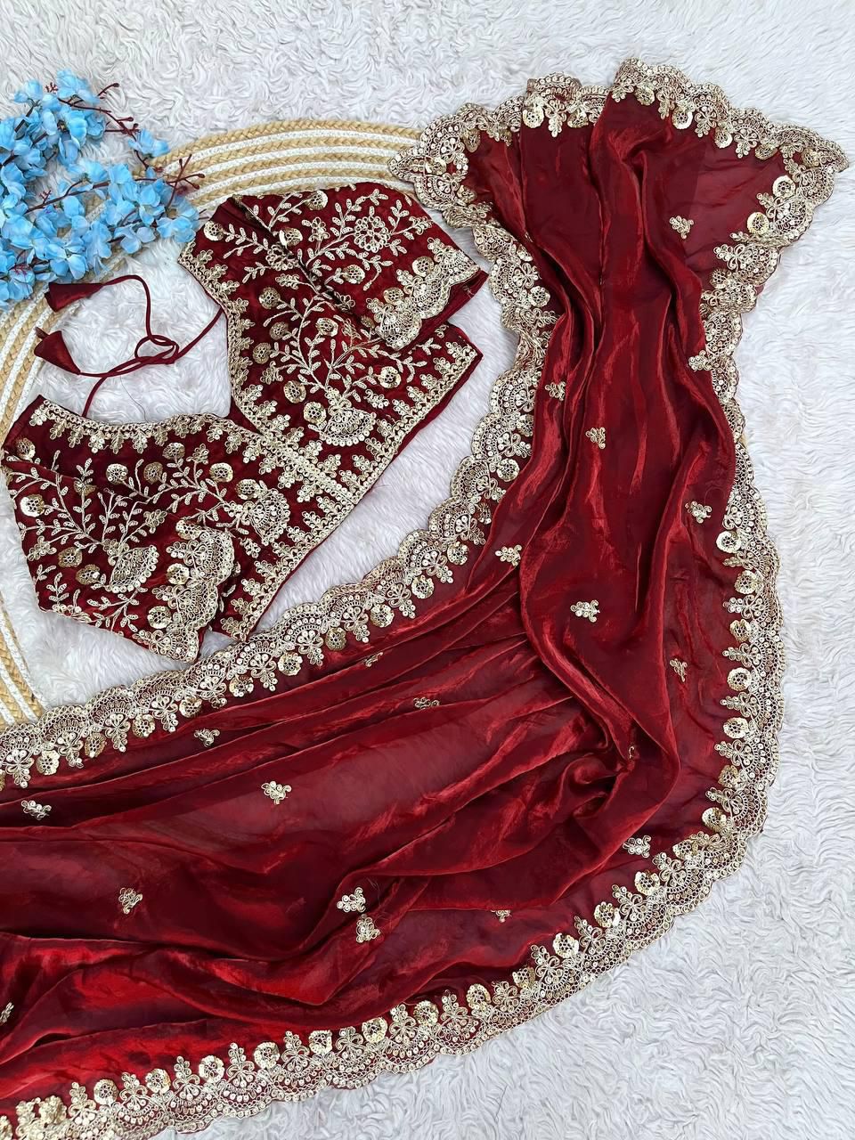 Fendy Satin Silk Saree