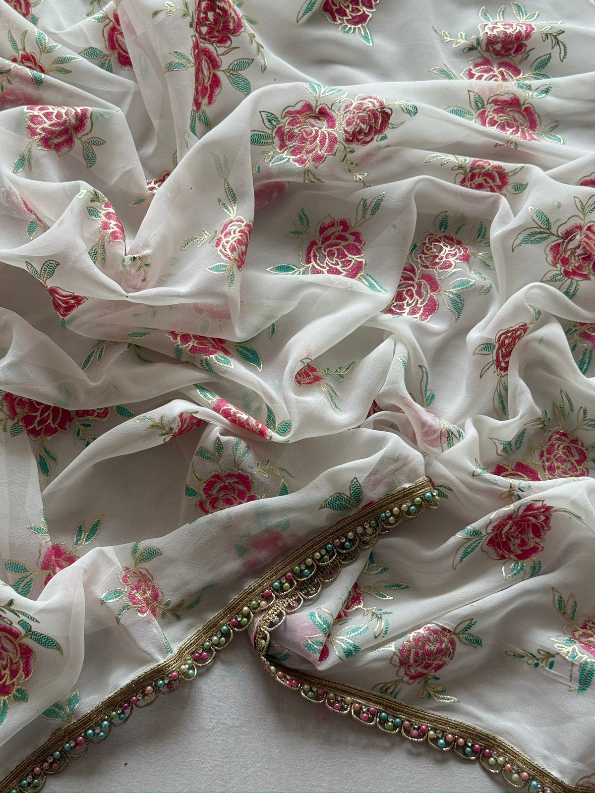Soft Georgette Fabric Saree