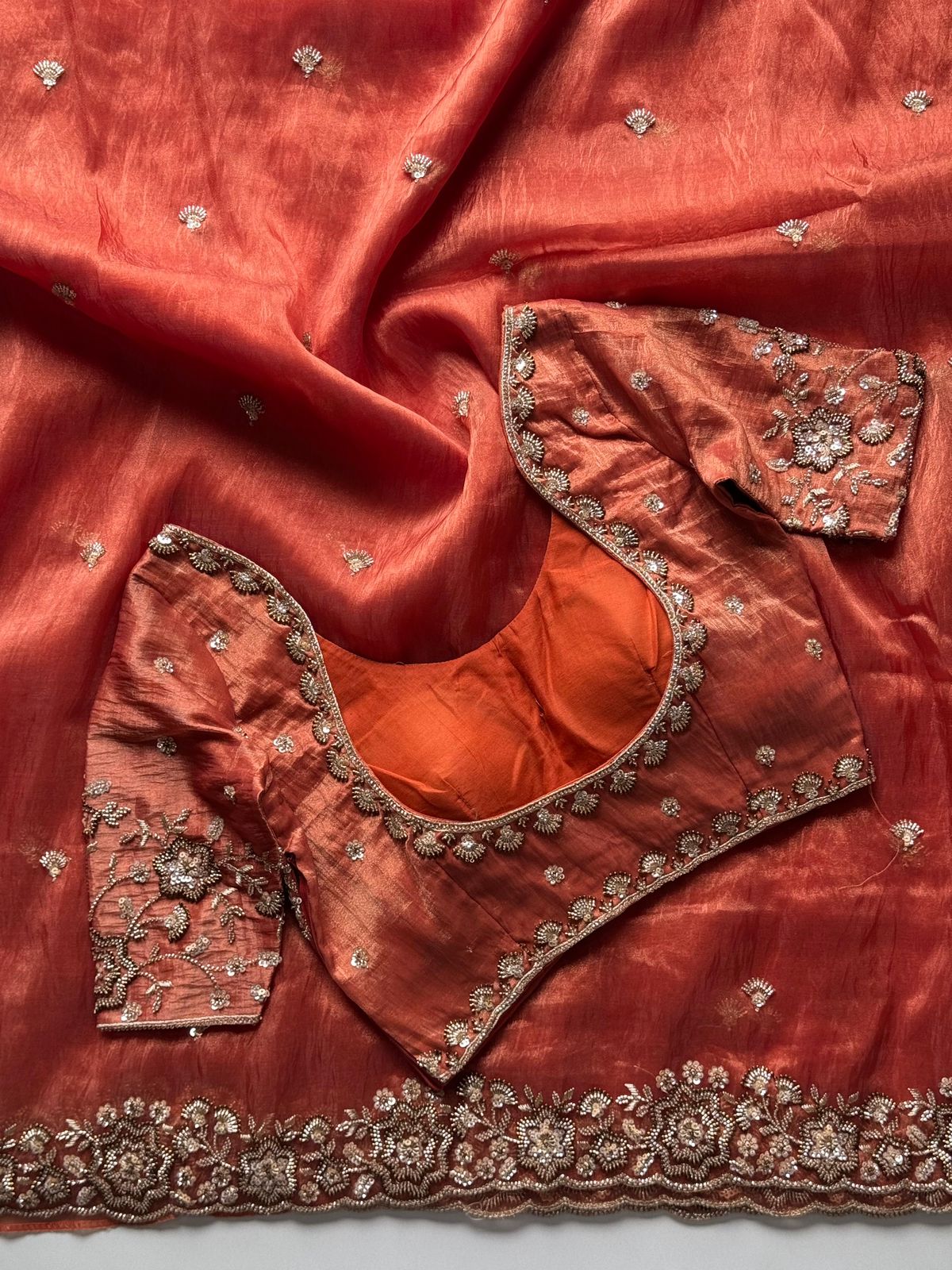 Soft Organza Crepe Silk Saree