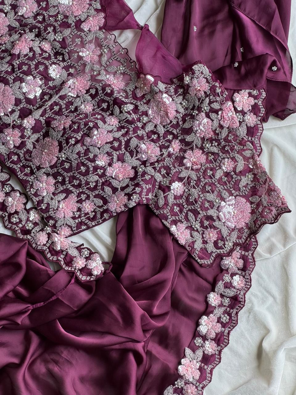 Space Silk Saree