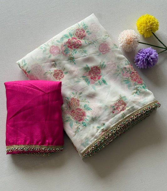 Soft Georgette Fabric Saree