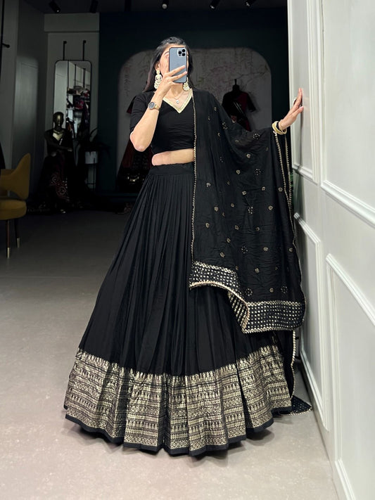 Pure Chanderi Lehenga