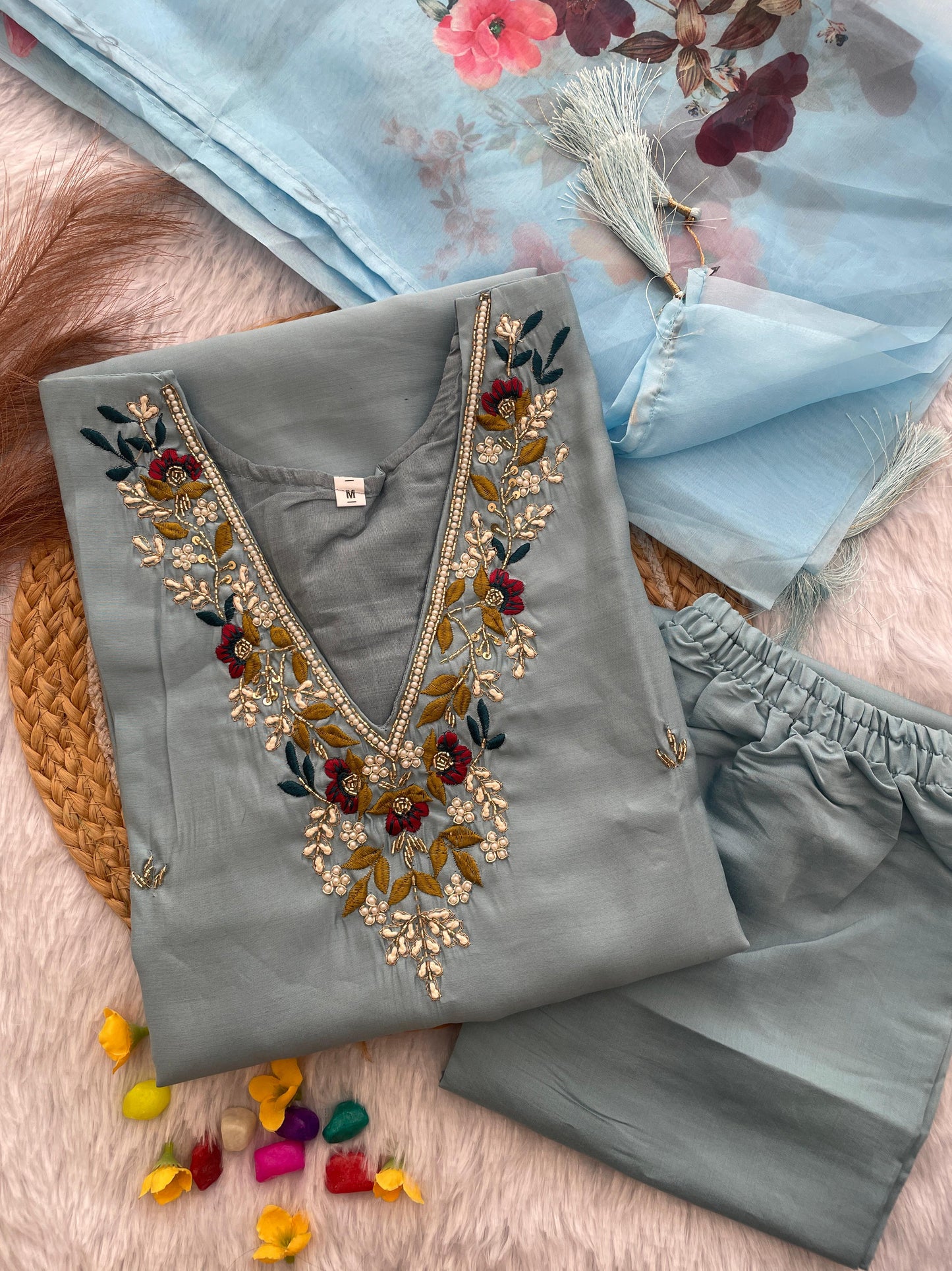 Kurti Pant Dupatta Set