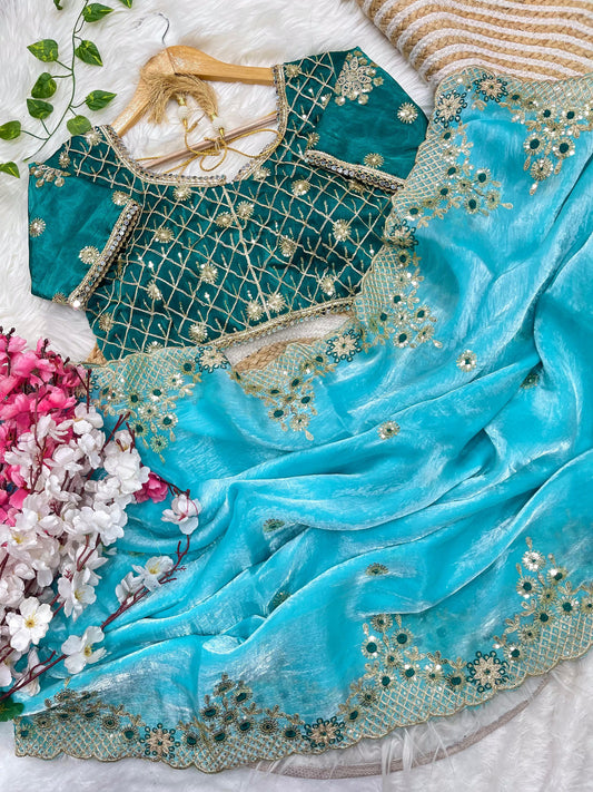Fendy Satin Saree